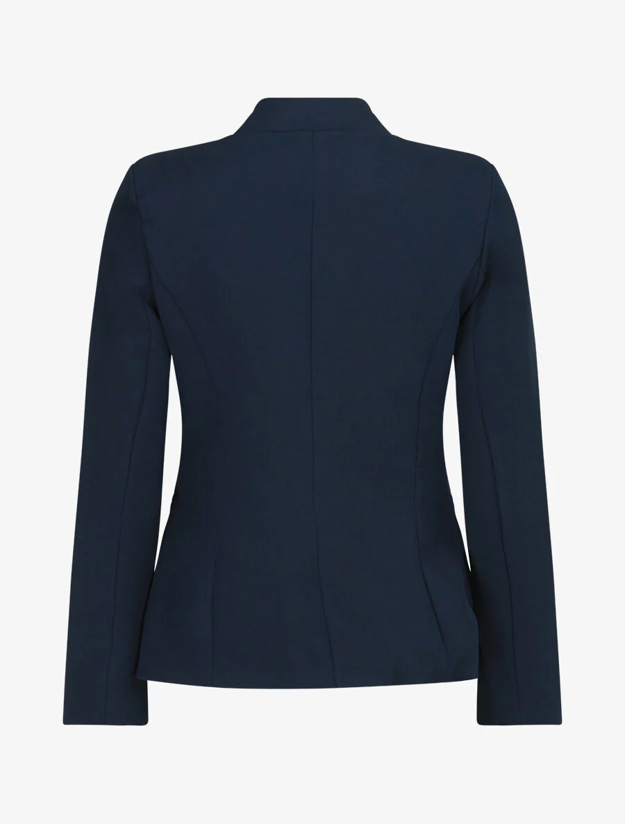 Veste à col cranté - Marine - Image 2