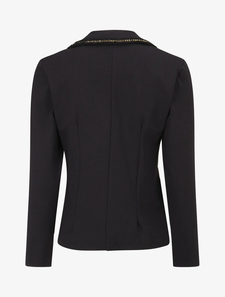 Veste à détails irisés - Noir - Image 2