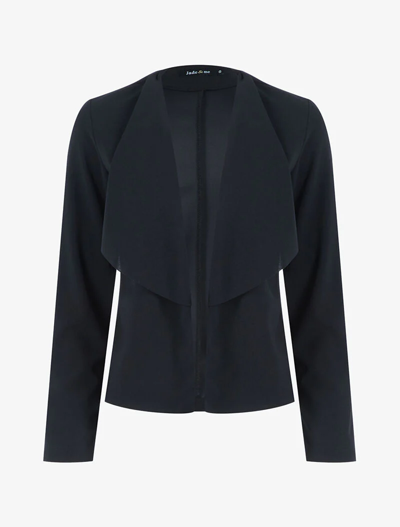 Veste à pans asymétriques - noir