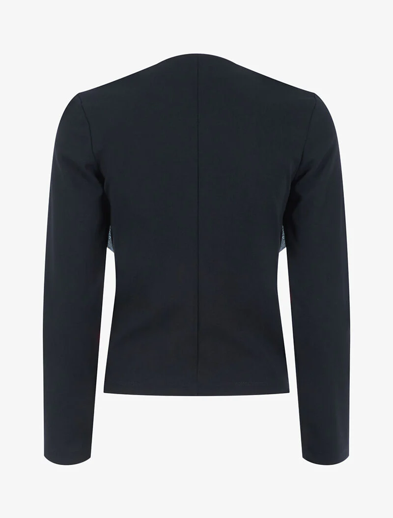 Veste à pans asymétriques - noir - Image 2