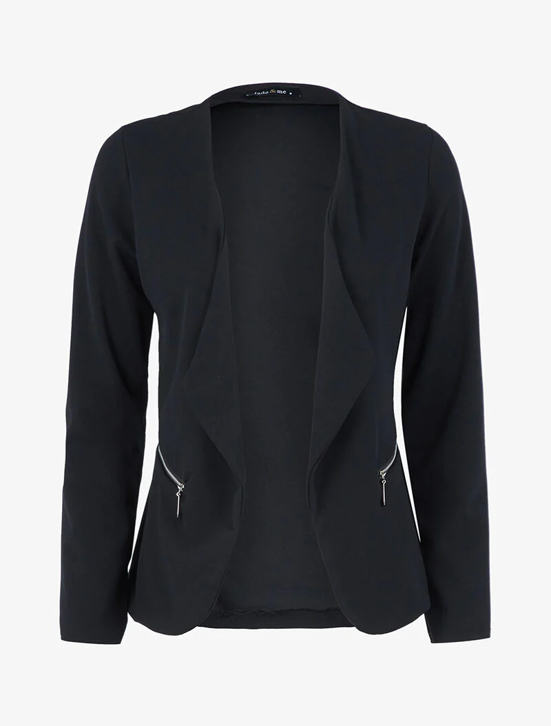 Veste à pans biseautés - Noir