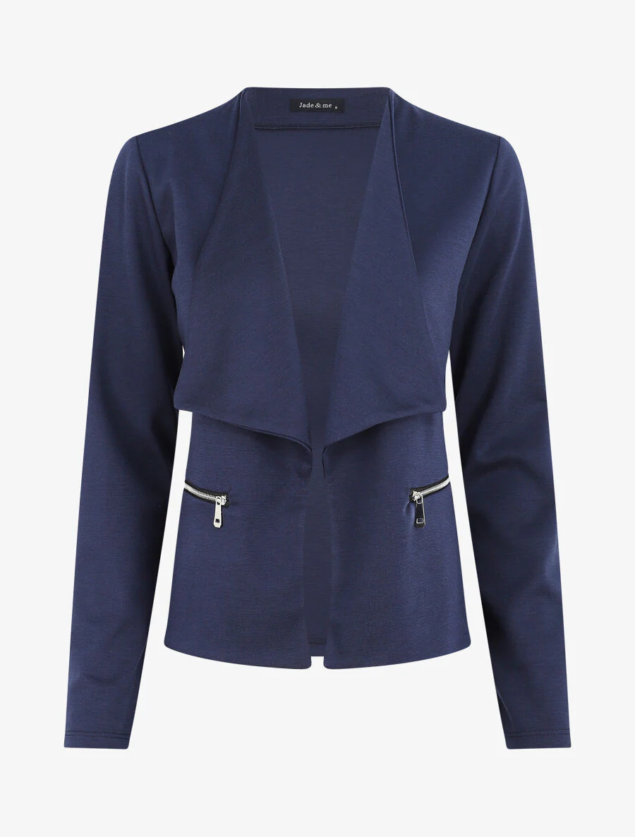 Veste à poches zippées - Marine