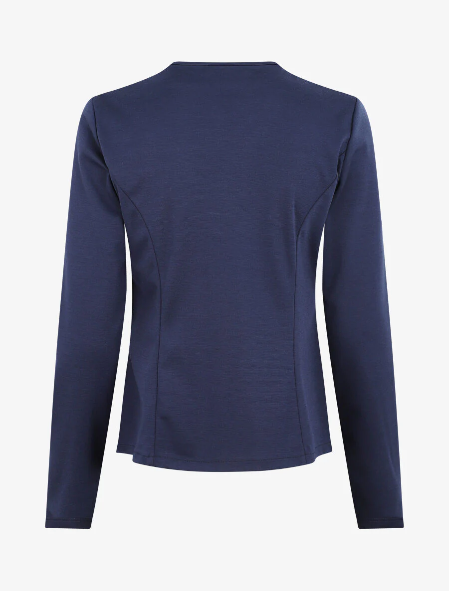 Veste à poches zippées - Marine - Image 2