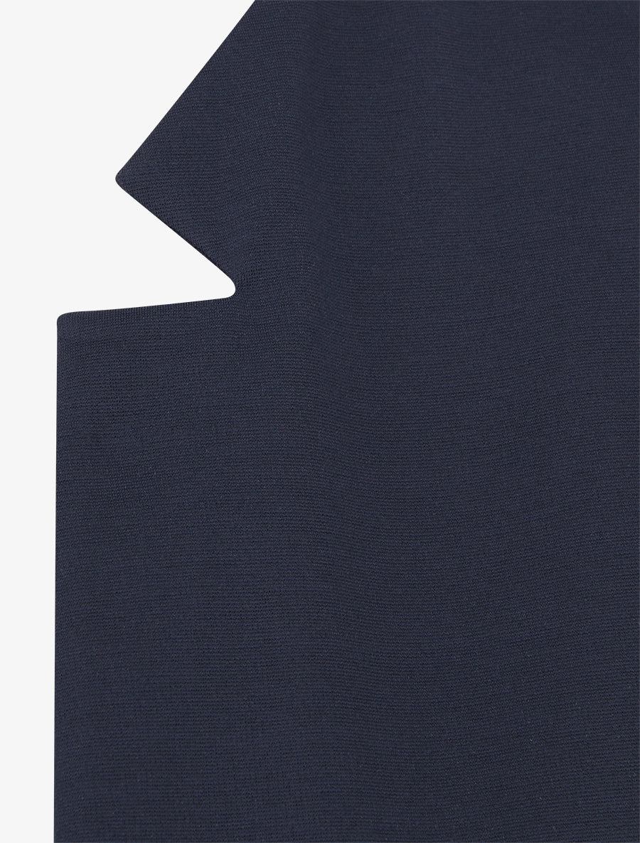 Veste courte à col cranté - Marine - Image 3