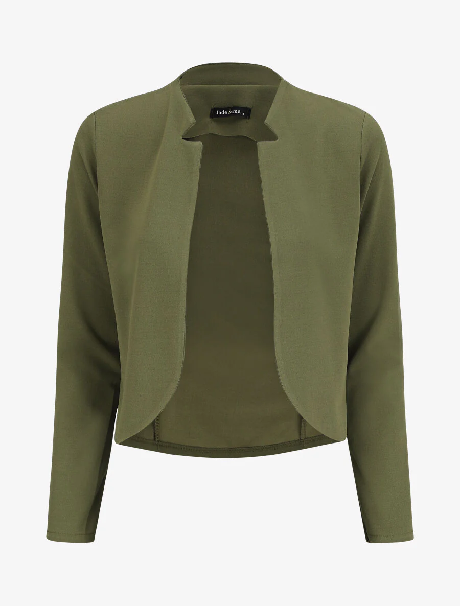 Veste courte unie - Kaki