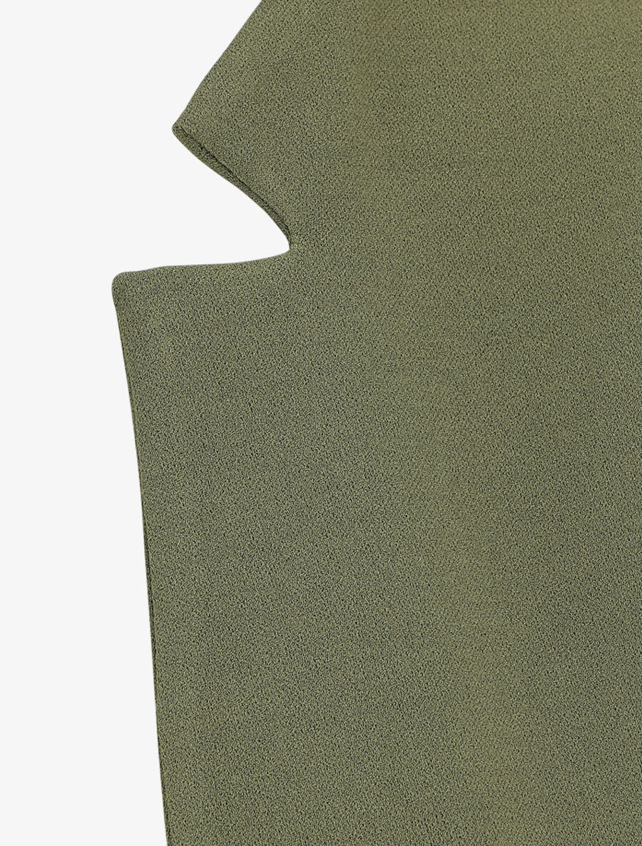 Veste courte unie - Kaki - Image 3