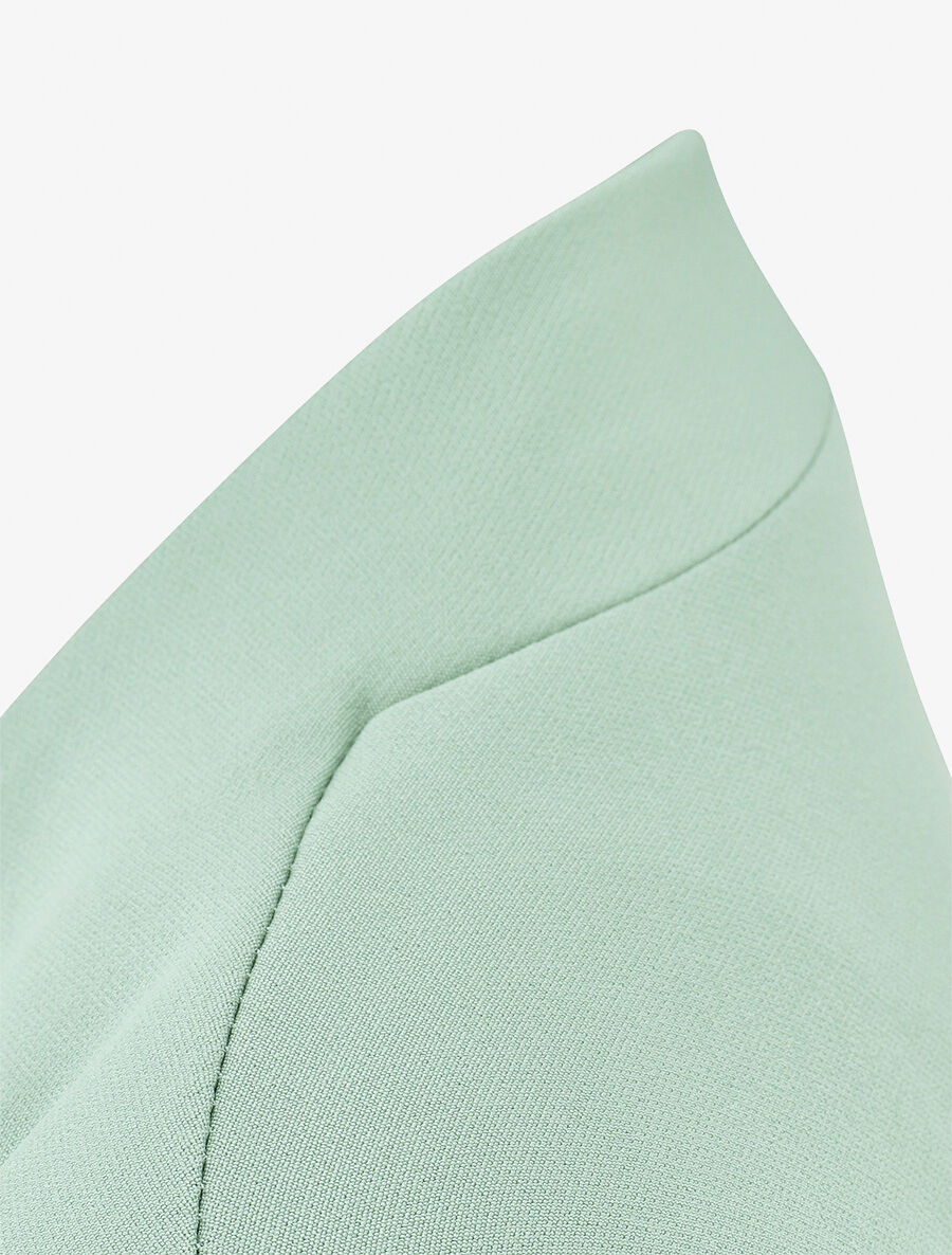 Veste droite à épaulettes - Vert clair - Image 3