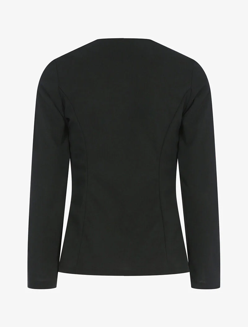 Veste légère coupe droite - noir - Image 2
