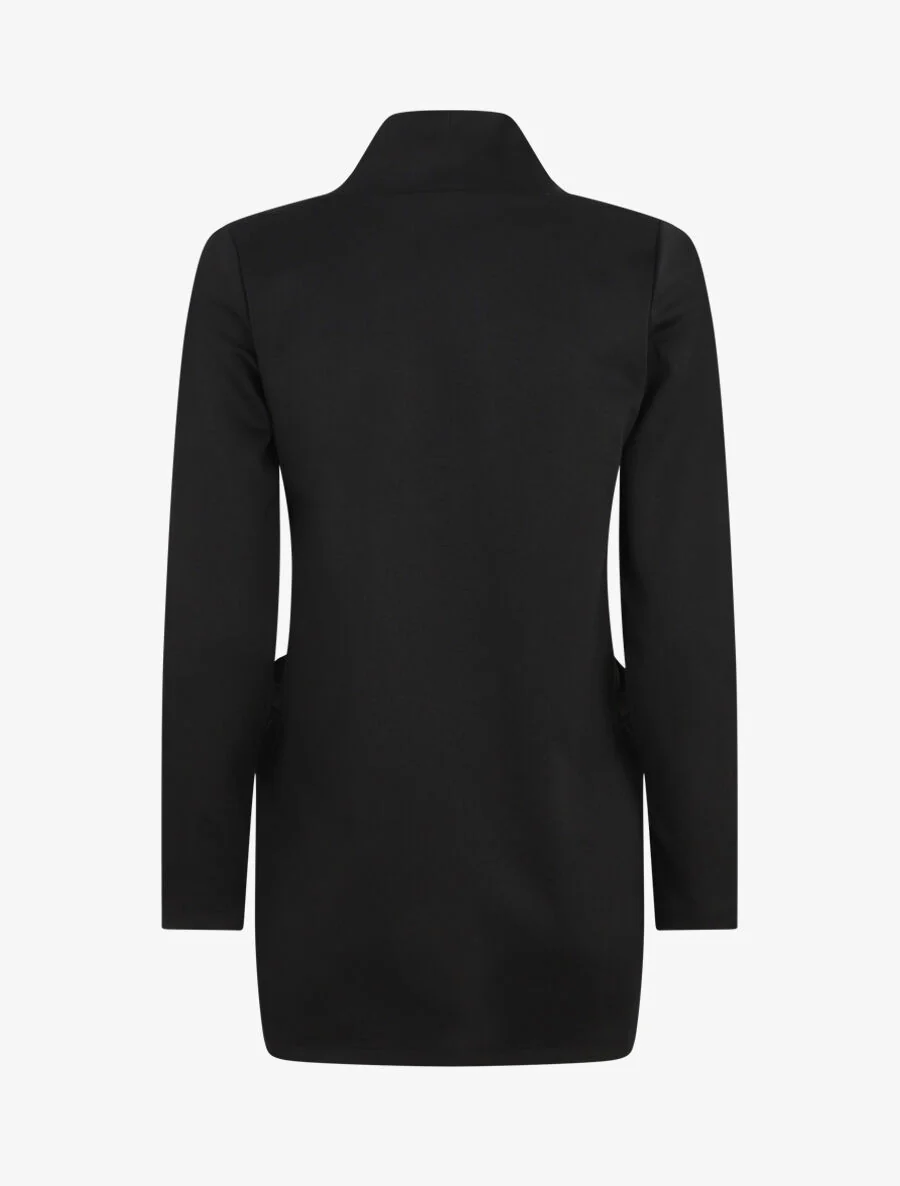 Veste légère ouverte à poches plaquées - Noir - Image 2