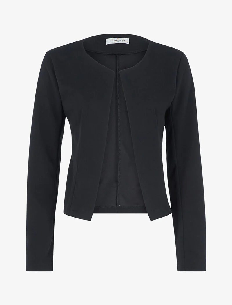 Veste ouverte unie - Noir