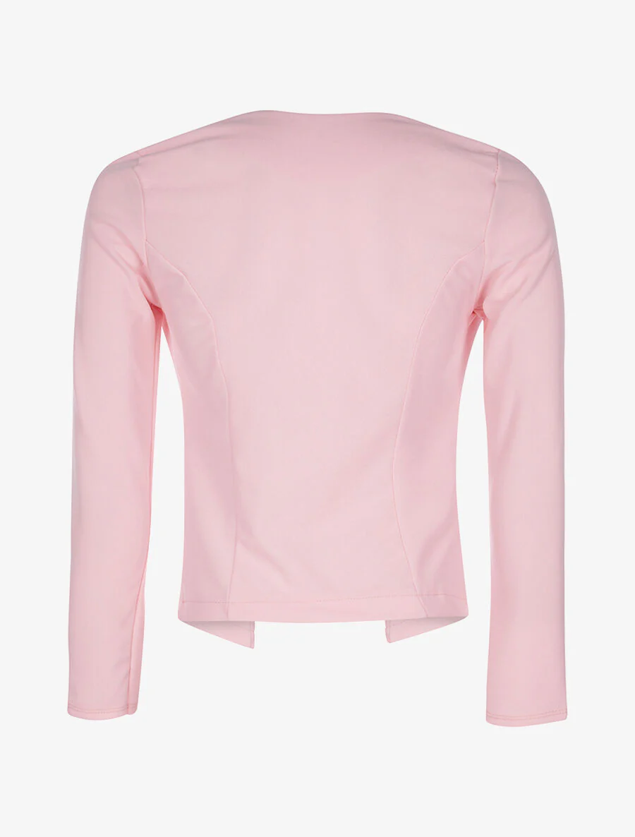 Veste poches à double zips - rose - Image 2